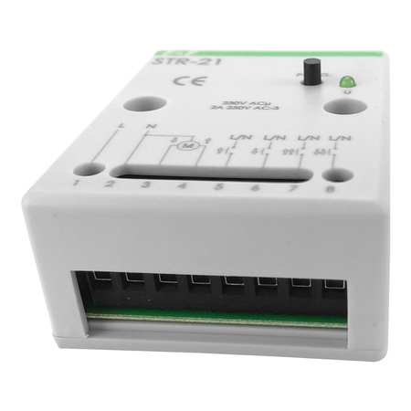 Zwei-Knöpfe Rolladensteurung Rolladentreiber Steuerung für Rolladenmotor F&F STR-21 230V