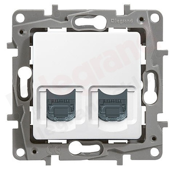 Doppelte Netzwerksteckdose 2xRJ45 764574