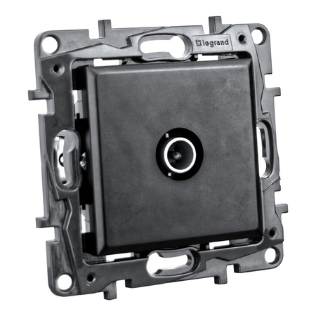 Steckdose TV männlich schwarz 1,5 dB Niloe Step 863574