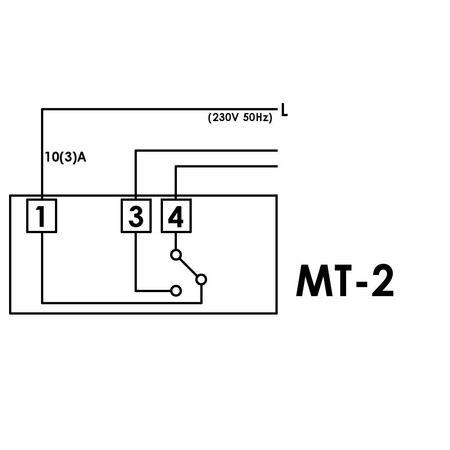 Raumthermostat MT2 Fußbodenheizung Aufputz Raumtemperaturregler Bodenheizung M-THERM M-THERM MT-2