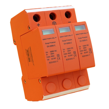 Überspannungsschutz 1000V DC 3P T2 Blitzschutz Photovoltaik PV-Anlage Doktorvolt DV-5095