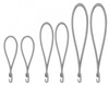 Spanngummi Set mit PVC Haken 2x18/25/40cm grau Bradas BCH3-04SET1GY-B