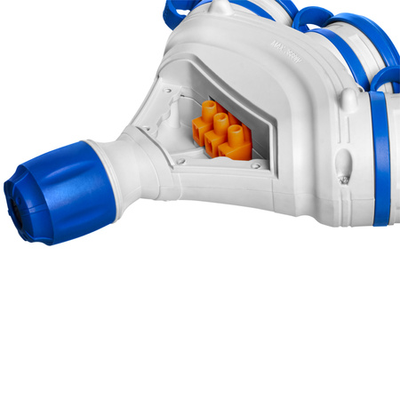 Dreifach-Steckdose Schuko IP44 3×2P+E 16A Grau-Blau 250V GN-X3/44S EXTREM W-01165