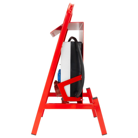 Baustromverteiler 16A 32A CEE 4x230V und Ständer mit Dach  TGD-S/FI  mit Stecker und Kabel  Stromverteiler Wandverteiler mit VDE Sicherungen Doktorvolt DV-6074-D