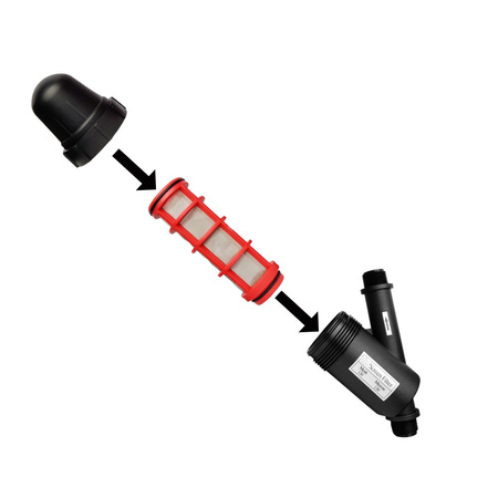 Wasserfilter Filter Schlauchfilter Siebfilter Trinkwasserfilter 3/4 120 5m3/h BRADAS DSF-034SML