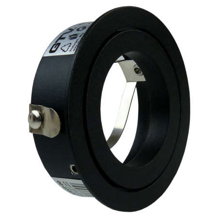 Deckenaufbauleuchte 50W IP20 schwarz Qadrat Aluminium Aufputz Deckenlampe SENSA GTV OS-SEN5097KWCZ-00