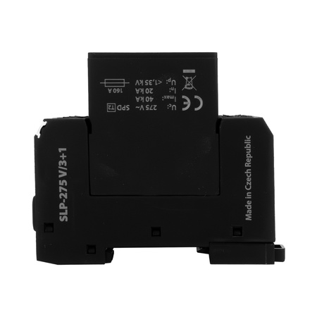 Überspannungsableiter Typ 2 40kA SLP-275 V/3+1 bis 1500V DC für Hutschiene Überspannungsschutz Blitzschutz für Niederspannung Varistortechnologie A01946