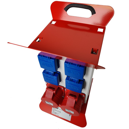 Stromverteiler GAROFlex mit 4x 230V Schuko 2x 16A CEE Steckdosen mit Starkstromkabel 5x1,5mm2 IP44 2468820