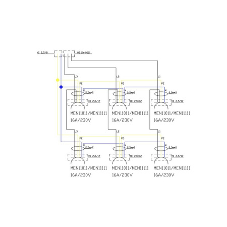 Stromverteiler FRED 6x230V franz/belg System Baustromverteiler Mennekes Doktorvolt® DV-9627-F