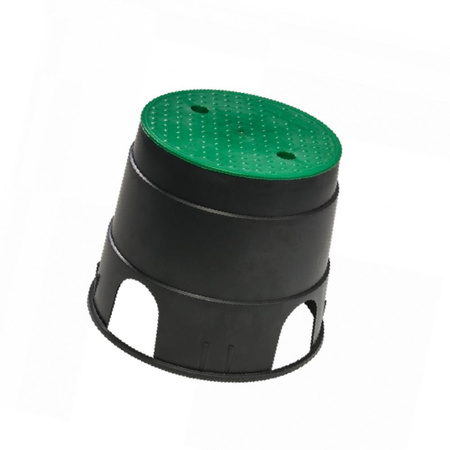 Ventilbox Ventilkasten mit Deckel Bewässerung rund groß 30cm DSSZ-O30G