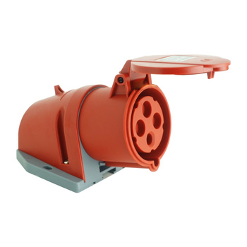 CEE Wandsteckdose Aufputz 4P 16A IP44 400V 3122-307-1600