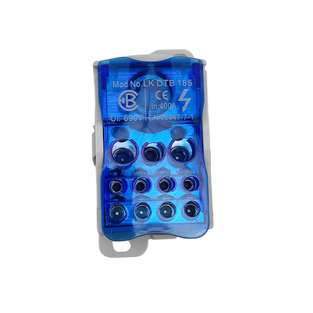 Verteilerblock LK DTB 185 Klemmblöcke mit Schraubanschluss Verteilung Block Elektro Becov ULK185