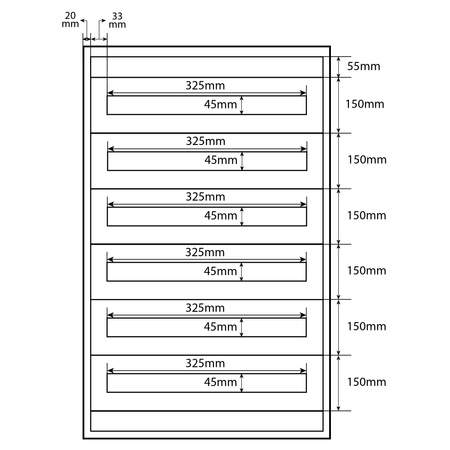 Doktorvolt Verteilerkasten Aufputz Sicherungskasten aus Metall 144 Module 6-reihig IP30 MN144/6/24
