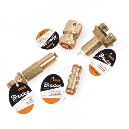 Nippel für Schnellkupplungen 3/4" für Schlauch 3/4" Schlauchtülle Messing BRADAS BR-2034