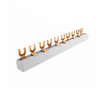 3P Phasenschiene Gabel 10-polig 12mm² PS/G Schiene Sammelschiene 80A DV-2626-PSG