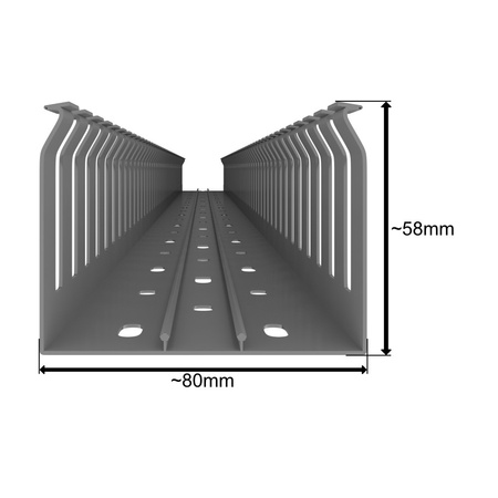 Verdrahtungskanal Kabelkanal mit Deckel Länge 1m Installationskanal verschiedene Größen Wahl 0609 0647 0586 0593 0722 E264
