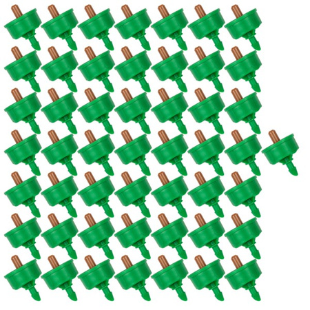 50x Garten Tropfer mit Druckausgleich 8l/h Emitter 5mm NO DRAIN Bradas DSE-PCND08-50