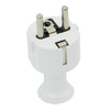 Zerlegbar Stecker 230V 16A Uni-Schuko weiß W-10120