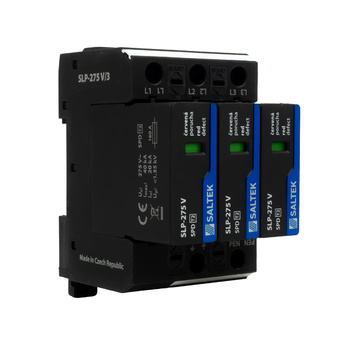 Überspannungsableiter Typ 2 40kA SLP-275 V/3 bis 350V DC für Hutschiene Überspannungsschutz Blitzschutz für Niederspannung A01760