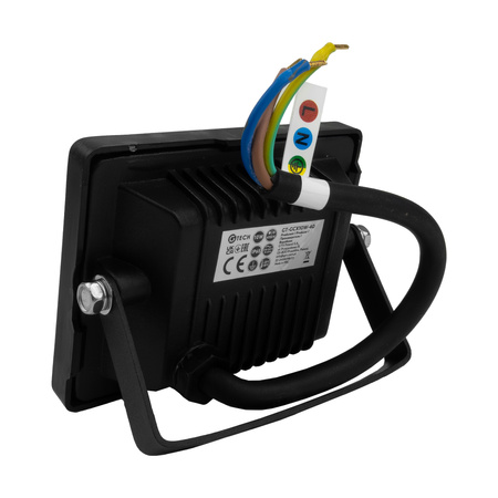 LED Außenstrahler 10W GTV Flutlicht schwarz IP65 Außenwandstrahler 800lm GT-GCX10W-40