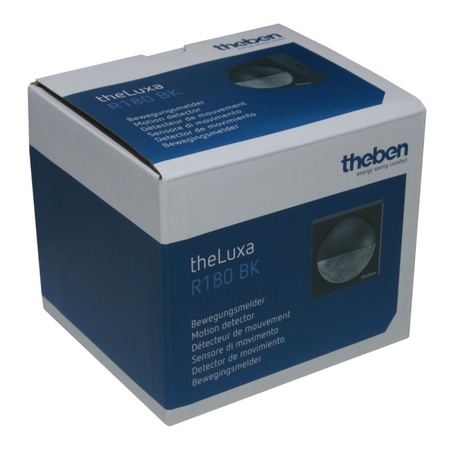 Bewegungsmelder Außenbereich 180 St 12m IP55 theLuxa R180 schwarz TH-1010201