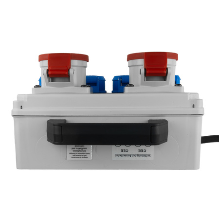 Stromverteiler mobil 2xCEE 16A 4xSchuko Baustromverteiler mit Kabel Brennenstuhl 1153650