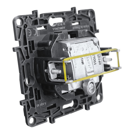 Steckdose TV-R-SAT schwarz 1,5 dB Niloe Step 863580