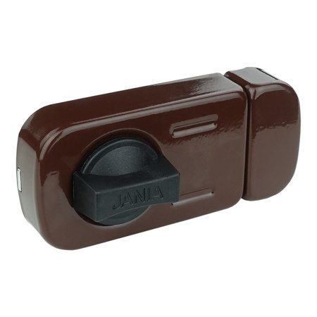 Kastenschloss Türzusatzschloss Zusatzschloss 50/60 Außenzylinder Drehknauf 6405 DV-6405-ZA-U