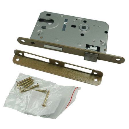 Zimmertürschloss Zimmertürschloß Einsteckschloss Schloss PZ BB WC 72/60 mm 6375 6337 DV-6375-ZA-WC-P