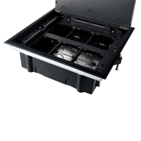 Leergehäuse 6-fach Einbausteckdose Fußbodensteckdose Steckdose Bodensteckdose XBS PD-12