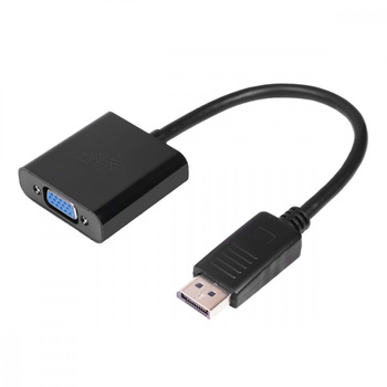 DisplayPort Stecker - VGA Buchse Adapter 15cm Konverter Videokabel schwarz TB 5230