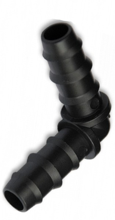 20mm Bogen Steckverbinder 54x54mm Winkel Schlauchverbinder Schlauchanschlschluss Tropfrohr rechtwinklig Bradas DSWA02-20L