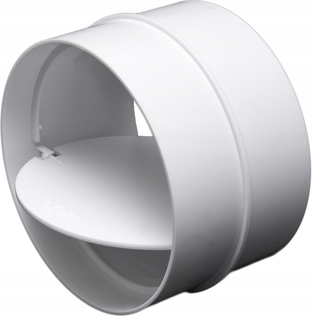 Rundrohr Verbinder mit Rückstauklappe Ø100mm airRoxy 02-463