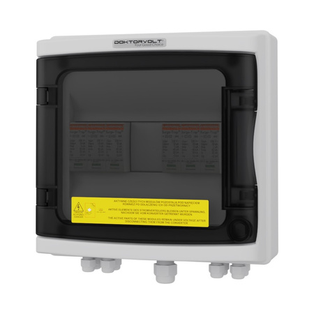 Solar Anschlusskasten PV 2-String DC 1000V T1 T2 PG Doktorvolt DV-4470-FOT