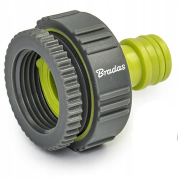 Hahnanschluß 3/4" - 1/2" Schlauchverbinder Schlauchkupplung Schlauchanschluss Adapter BRADAS LE-S2198K