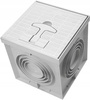 Kabel-Bodenschacht mit Deckel Erdbodenkabel-Schacht 200x205 mit Abdeckung ECPOZ.20