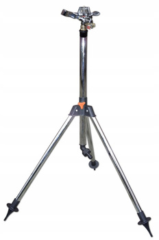 90cm Teleskop Metall Impulsregner Rasensprenger Kreisregner Gartenregner Sprinkler BRADAS CH-2302/90