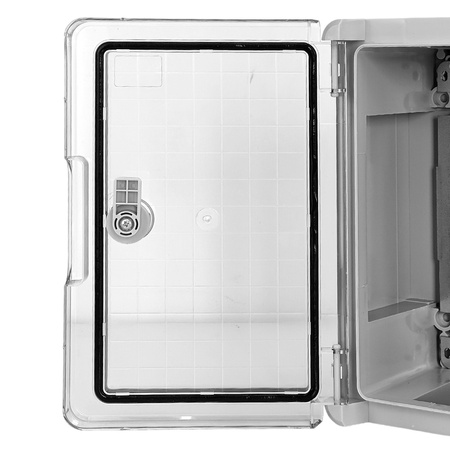 Leergehäuse mit transparenter Tür 200x300x130mm Schaltschrank Aufputz Verteilerschrank IP65 IK10 TP Electric 3310-500-0100