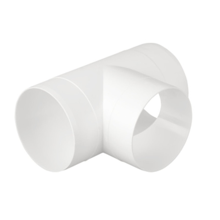 T-Stück für Abluftrohr ø100mm airRoxy 02-460