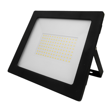 LED Außenstrahler mit Bewegungsmelder 100W GTV Flutlicht schwarz IP65 Außenwandstrahler 8000lm GT-GCX100W-40