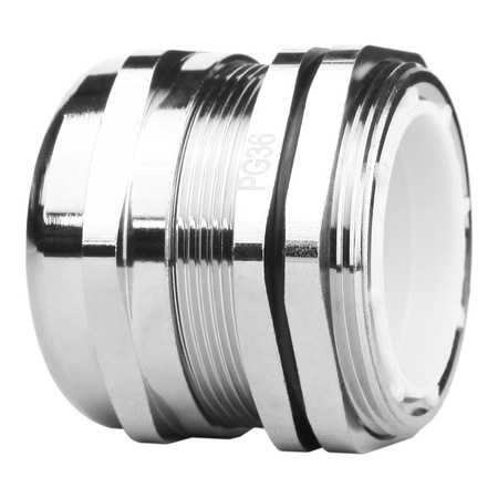 PG36 Kabelverschraubung IP68 Messing vernickelt DGN DDL-PG36M-10AH