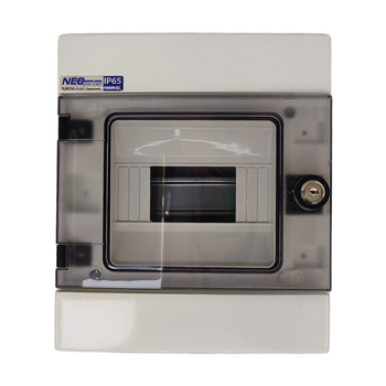 Aufputz-hermetische Verteilerkasten RH-6/Z 1x6 Elektro-Plast 36.4