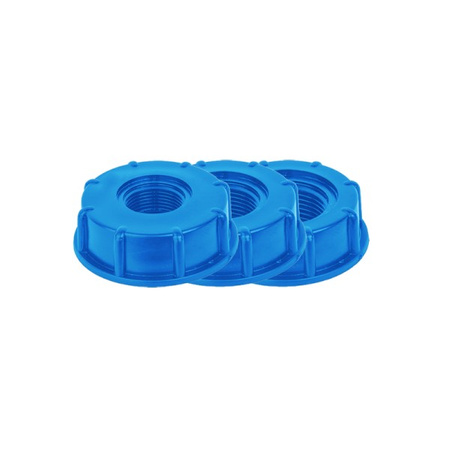 IBC Container Tank Verbinder Set 3x IG S60x6 IG 3/4'/1/2'/1' Bradas IBCS60F-SET