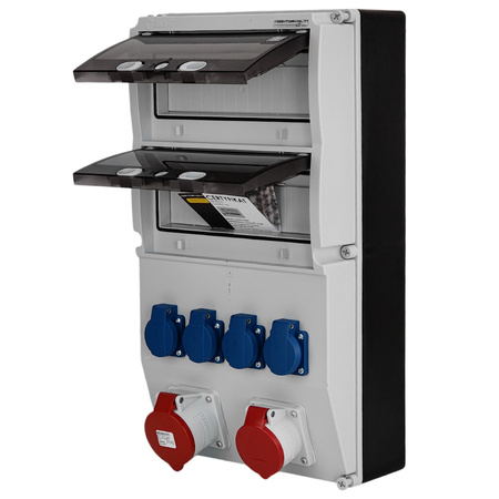 Stromverteiler eXT 32A 16A 4x230V Baustromverteiler Doktorvolt DV-2322-D