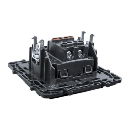 Kreuzschalter 10 AX Schalter schwarz Niloe Step 863507