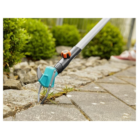 Gardena Combisystem-2in1 Fugenkratzer Unkrautkratzer zum gründlichen Entfernen von Wildkraut und Moos 03607-20