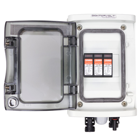 Solar Anschlusskasten PV DC 1000V 1x T2 Phoenix 1-String 4mm Connector Doktorvolt DV-4371-FOT