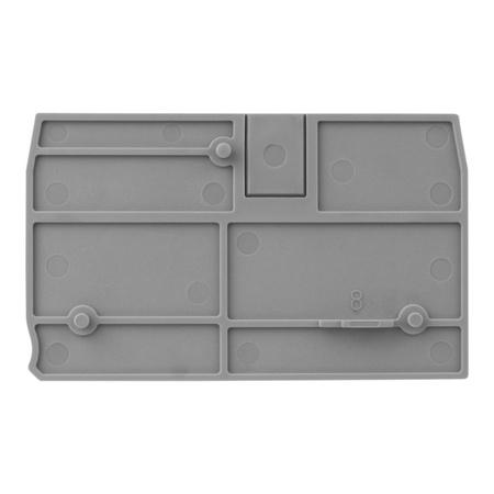 Endplatte für Reihenklemme 6mm2 DS6 DGN D-DS6-01P-11-00A(H)