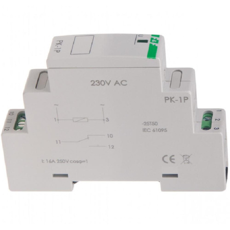 Elektromagnetisches Relais PK-1P-230V  Schaltkontakte F&F 5533