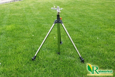 90cm Teleskop Metall Impulsregner Rasensprenger Kreisregner Gartenregner Sprinkler BRADAS CH-2302/90